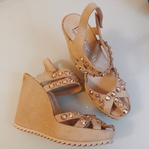 Pedro García España suede wedges / heels